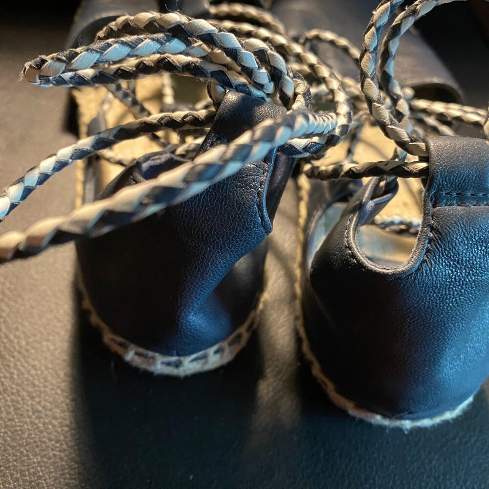 Tory Burch Positano Lace-Up Flat Espadrille - Picture 7 of 11